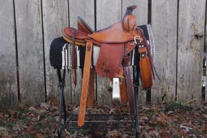 Custom saddle by Firebug Leather